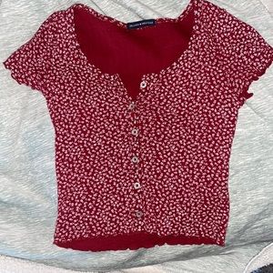 brandy melville zelly eyelet top